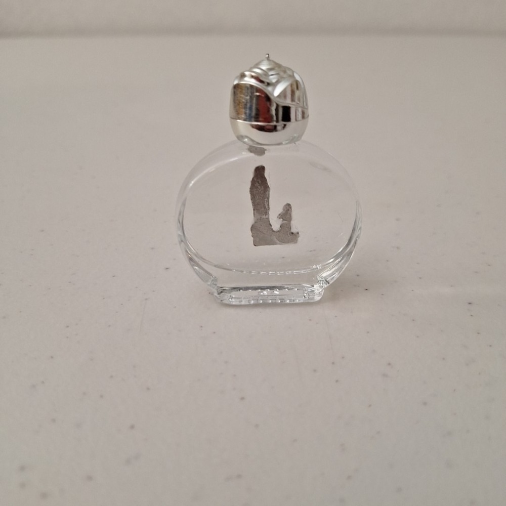 Lourdes French Catholic bottle Of Holy Water Mother Mary in Silver plated - Picture 8 of 10